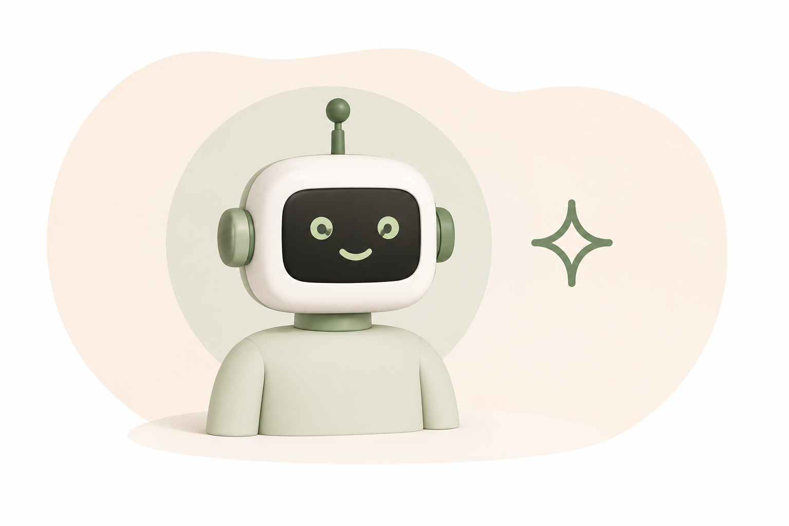 KI-Roboter als Symbol für Geld verdienen mit künstlicher Intelligenz